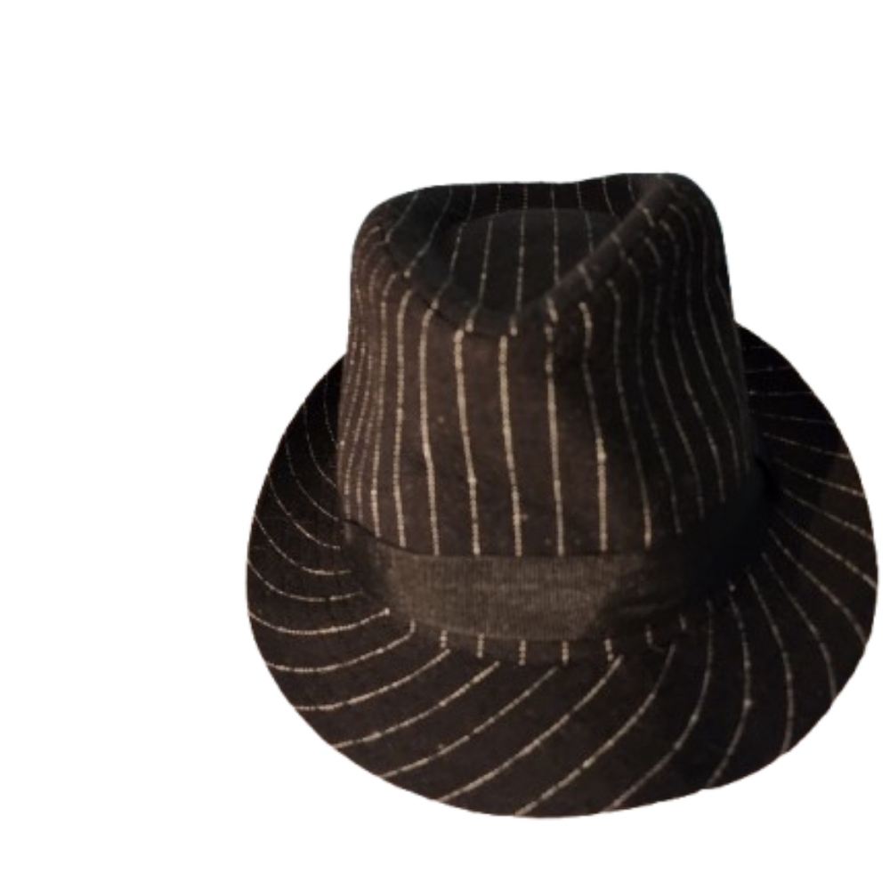 NWOT Simplicity Unisex Pinstripe Fedora